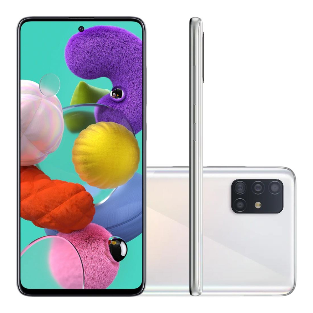Samsung Galaxy A51 128GB 6GB Android Branco Desbloqueado image number 1